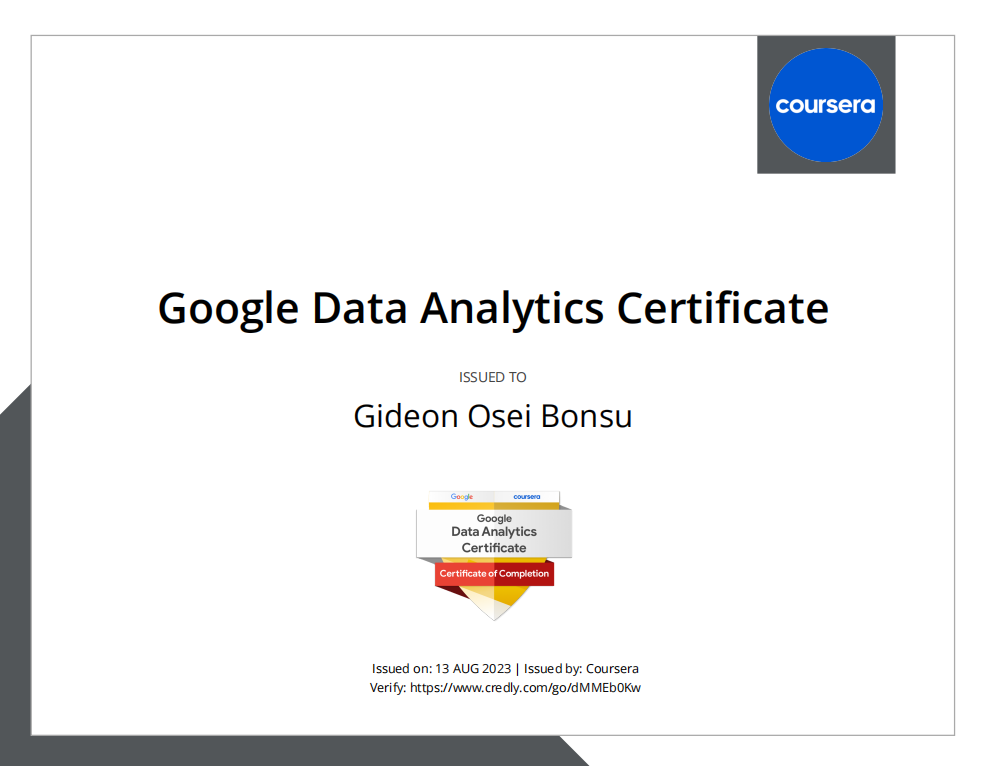 Data Analytics Certification